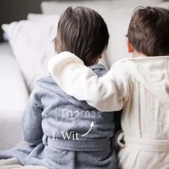 Kraamcadeau Baby badjas met naam