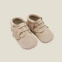 Kraamcadeau Babyschoentjes leer - Indian Beige