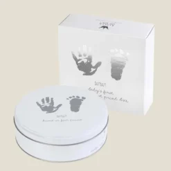 Kraamcadeau BamBam Hand/Foot Print Grey