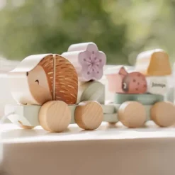 Kraamcadeau Blokkentrein Egel- Little Dutch