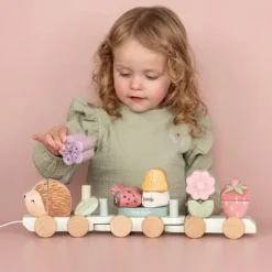 Kraamcadeau Blokkentrein Egel- Little Dutch