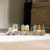 Kraamcadeau Blokkentrein Little Farm - Little Dutch