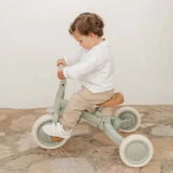 Kraamcadeau Driewieler met duwstang - Groen - Little Dutch