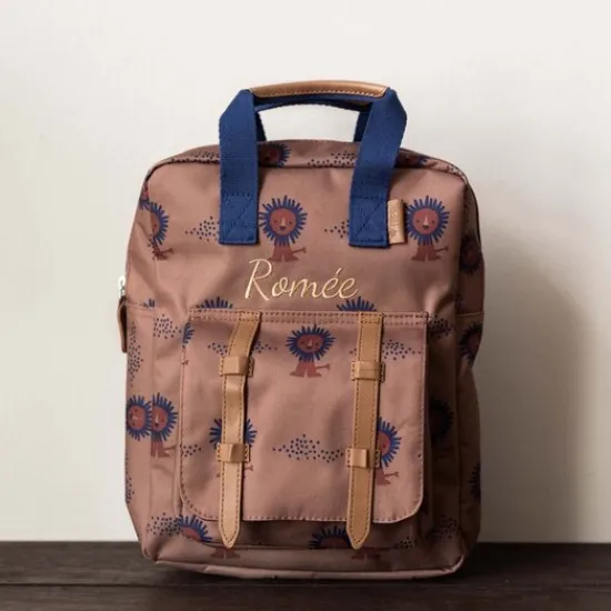 Kraamcadeau Fresk rugzak met naam - Lion