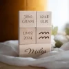 Kraamcadeau Geboorteblokken