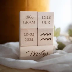 Kraamcadeau Geboorteblokken