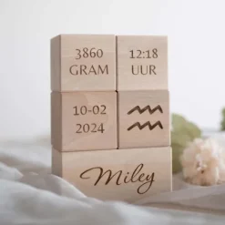 Kraamcadeau Geboorteblokken