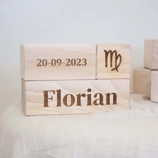 Kraamcadeau Geboorteblokken