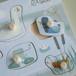 Kraamcadeau Geluidenpuzzel - Little Goose - Little Dutch
