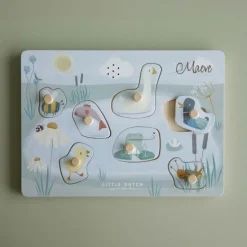 Kraamcadeau Geluidenpuzzel - Little Goose - Little Dutch