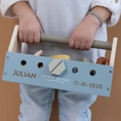 Kraamcadeau Gereedschapskist met naam - Little Dutch