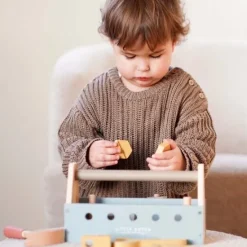 Kraamcadeau Gereedschapskist met naam - Little Dutch