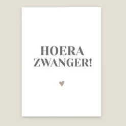 Kraamcadeau Giftbox - Hoera zwanger!