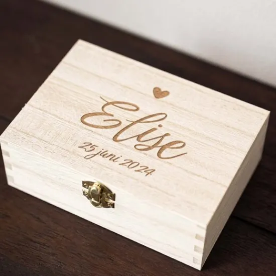 Kraamcadeau Giftbox met naam - Speentje