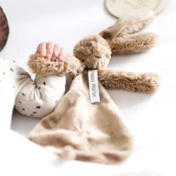 Kraamcadeau Happy HorseRabbit Richie tutteldoek met naam