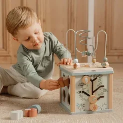 Kraamcadeau Houten activiteitenkubus - Little Dutch