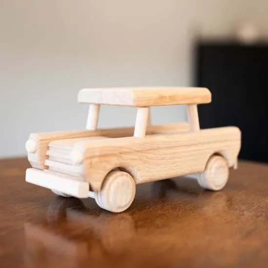 Kraamcadeau Houten Auto