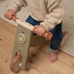 Kraamcadeau Houten Driewieler Olive - Little Dutch