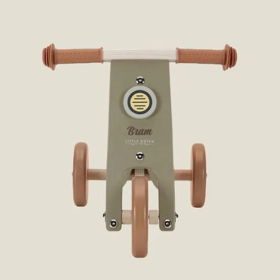 Kraamcadeau Houten Driewieler Olive - Little Dutch