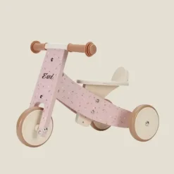 Kraamcadeau Houten Driewieler Roze - Little Dutch