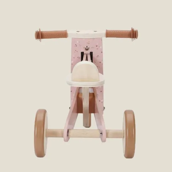 Kraamcadeau Houten Driewieler Roze - Little Dutch