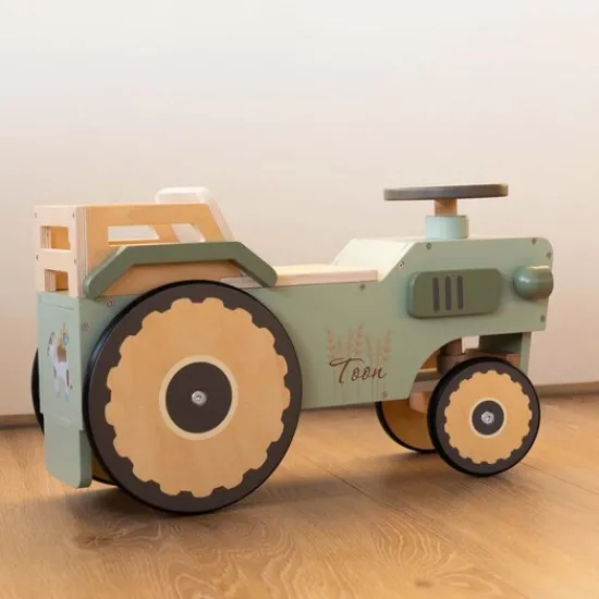 Kraamcadeau Houten looptractor Little Farm - Little Dutch