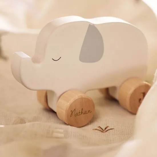 Kraamcadeau Houten olifant - Jollein