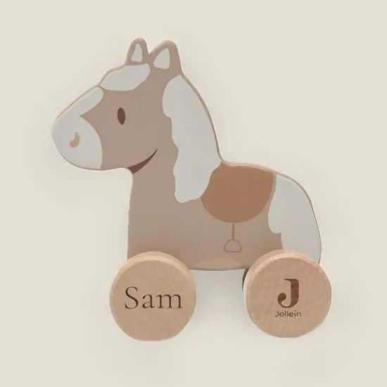 Kraamcadeau Houten paard- Jollein