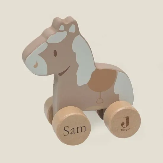 Kraamcadeau Houten paard- Jollein