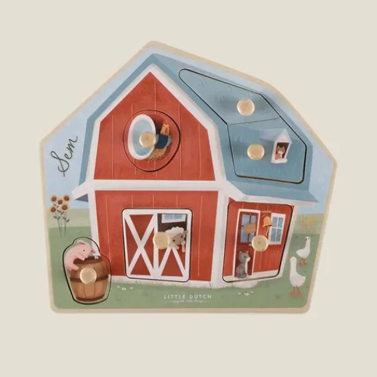 Kraamcadeau Houten puzzel - Little Dutch