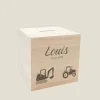Kraamcadeau Houten spaarpot - Tractor
