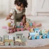 Kraamcadeau Houten trein met naam - Little Dutch