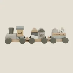 Kraamcadeau Houten trein – Label Label