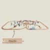 Kraamcadeau Houten treinbaan XL - Starterkit - Little Dutch