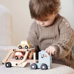 Kraamcadeau Houten vrachtwagen - Little Dutch