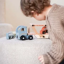 Kraamcadeau Houten vrachtwagen - Little Dutch