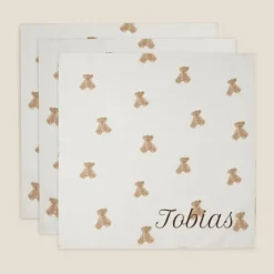 Kraamcadeau Hydrofiele doeken Jollein - Bear - 3 stuks