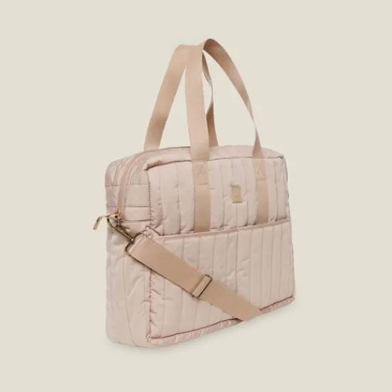 Kraamcadeau Jollein Luiertas Puffed Moos - Biscuit