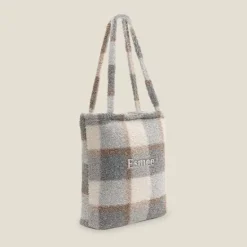 Kraamcadeau Jollein Luiertas Shopper - Check Bouclé