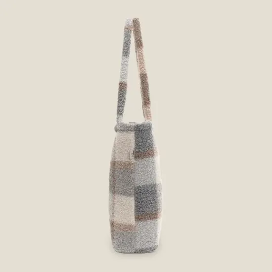 Kraamcadeau Jollein Luiertas Shopper - Check Bouclé