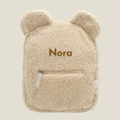Kraamcadeau Kidslabel Teddy rugzak &ndash; Beige