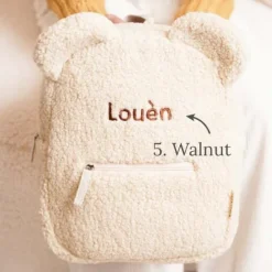 Kraamcadeau Kidslabel Teddy rugzak – Beige