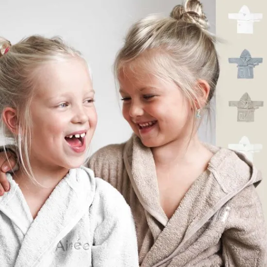 Kraamcadeau Kinderbadjas met naam