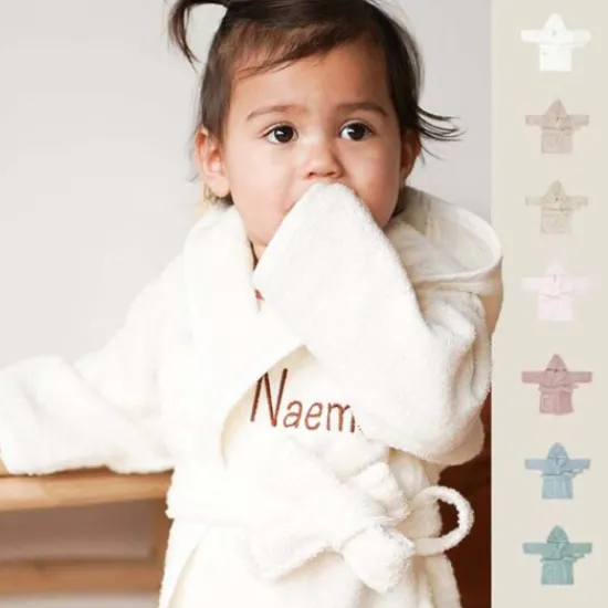 Kraamcadeau Kinderbadjas met naam