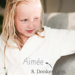 Kraamcadeau Kinderbadjas met naam