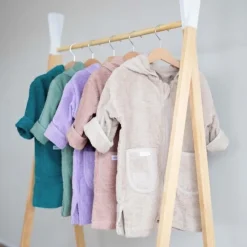 Kraamcadeau Kinderbadjas rits met naam