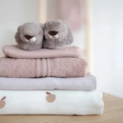Kraamcadeau Kinderbadjas rits met naam