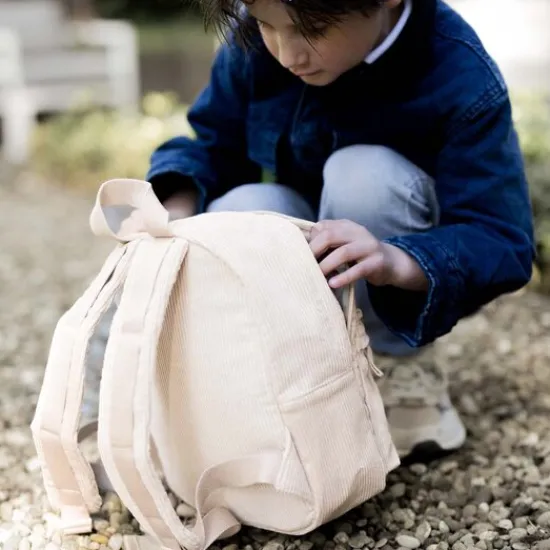 Kraamcadeau Kinderrugzak Corduroy Beige - KC Boutique