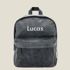 Kraamcadeau Kinderrugzak Corduroy Grey Blue - KC Boutique