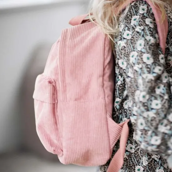 Kraamcadeau Kinderrugzak Corduroy Soft Pink - KC Boutique